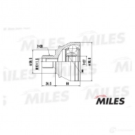Шрус граната MILES 1420600350 GA20040 LZ2W LO - Изображение 3