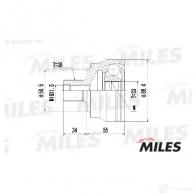 Шрус граната MILES P BZRAOP GA20031 1420603614 - Изображение 3
