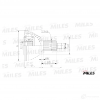 Шрус граната MILES JFV GN 1420600717 GA20019 - Изображение 3