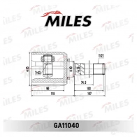 Шрус граната MILES 7YH IB 1420620596 GA11040 - Изображение 3