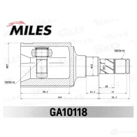 Шрус граната MILES H G68TY 1436968229 GA10118 - Изображение 2