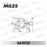 Шрус граната MILES 2 3WN07I 1436968224 GA10112 - Изображение 3