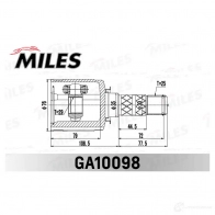 Шрус граната MILES GA10098 QLV EQ 1436968213 - Изображение 3