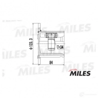 Шрус граната MILES GA10033 1420603585 QCPDU HB - Изображение 3