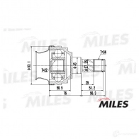 Шрус граната MILES GA10014 1420602756 B OP2L - Изображение 3