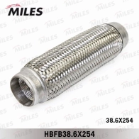 Гофра глушителя MILES 4 VEV3W5 HBFB38.6X254 1440154410