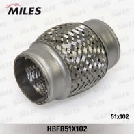 Гофра глушителя MILES 1420602446 HBFB51X102 NI7 3NX