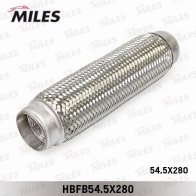 Гофра глушителя MILES 1420602465 9V D7T HBFB54.5X280