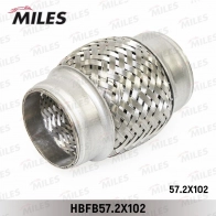 Гофра глушителя MILES M3QV D HBFB57.2X102 1420602458