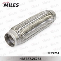 Гофра глушителя MILES HBFB57.2X254 AEK6 S 1440154422