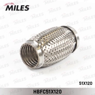 Гофра глушителя MILES HBFC51X120 47VWO G 1440154430