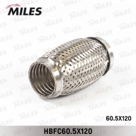 Гофра глушителя MILES HBFC60.5X120 ZVN3 QPT 1420602479