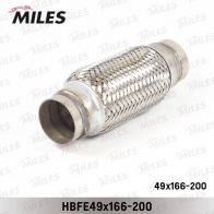 Гофра глушителя MILES B6K JGF 1420605146 HBFE49X166-200