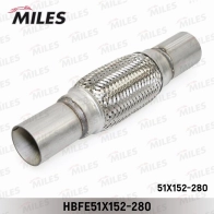 Гофра глушителя MILES HBFE51X152-280 1420602488 VMV 9YS6
