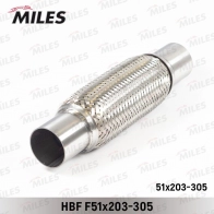 Гофра глушителя MILES HBFF51X203-305 1420602468 MWC HJ3