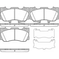 Тормозные колодки дисковые, комплект ROADHOUSE 21685.02 Ford Mustang 2 2353 22354
