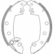 Тормозные колодки ROADHOUSE Renault Espace (JS63) 2 Минивэн 2.2 (J/S637. J63G) 108 л.с. 1991 – 1996 4017.06 1N6VWVS ZSX4017 06