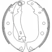 Тормозные колодки ROADHOUSE ZSX4176 01 4176.01 AOIWD Fiat Albea