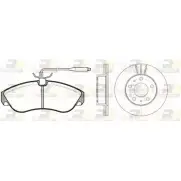 Комплект тормозных колодок и дисков ROADHOUSE RSX 848700 1462412 8487.00 KG9GWH