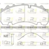 Тормозные колодки дисковые, комплект ROADHOUSE JSX 21554.80 1462628 29167 21 554.80