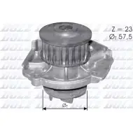 Водяной насос, помпа DOLZ 8430632199209 S220ST Fiat Ducato (230) 1 Автобус 1.9 D Combinato 69 л.с. 1995 – 2002 QRQ DEDP