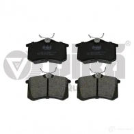 Тормозные колодки дисковые, комплект VIKA Seat Leon (5F8) 3 Универсал 2.0 TDI 4Drive 184 л.с. 2014 – наст. время VL6TUL 5 66981408701