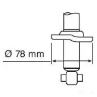 Амортизатор KAYABA 897583 BH M6W 341277 4909500467985