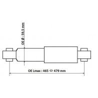 Амортизатор KAYABA F SWTO6F Citroen Jumper 3 (290) 2014 – 2020 3450023