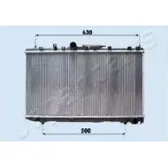 Радиатор охлаждения двигателя JAPANPARTS 7G5VLYG 1495013 W 6W0N8 RDA153098
