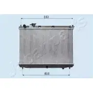 Радиатор охлаждения двигателя JAPANPARTS 1495234 YTT JL15 RDA333028 Y66V01