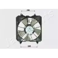 Вентилятор радиатора двигателя JAPANPARTS 1500918 VNT192001 R88N8V N6 MIZXK
