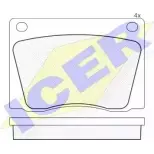 Тормозные колодки, дисковые, комплект ICER 180009 1507684 D4-724 200 27