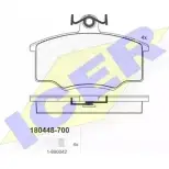 Тормозные колодки, дисковые, комплект ICER 205 74 D147-7176 180448-700 1508026