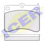 Тормозные колодки, дисковые, комплект ICER L2BODMW 180725 2 0780 1508207