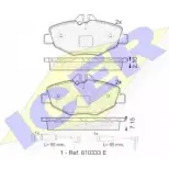 Тормозные колодки, дисковые, комплект ICER 2342 8 181527 Mercedes E-Class (W211) 3 Седан 2.7 E 270 CDI (2116) 163 л.с. 2002 – 2008 23743