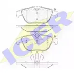 Тормозные колодки, дисковые, комплект ICER Mercedes C-Class (W204) 3 2007 – 2014 2425 4 181900 25282