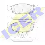 Тормозные колодки, дисковые, комплект ICER 25324 253 23 182032 Fiat Panda (312, 519) 3 Хэтчбек 1.3 D Multijet 95 л.с. 2015 – 2025