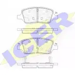 Тормозные колодки, дисковые, комплект ICER Chevrolet Uplander 1 (GMT201) 2005 – 2009 25314 182083 25 313