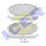 Тормозные колодки, дисковые, комплект ICER 2207 6 Mercedes C-Class (W205) 4 Седан 2.1 C 220 BlueTEC / d (2003) 163 л.с. 2014 – 2025 182213 22097