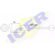 Датчик износа тормозных колодок ICER 20996 2030 9 610394 E C 1510021