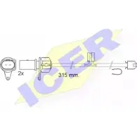 Датчик износа тормозных колодок ICER 2A91W 610569 E C Audi R8 2426 1