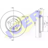 Тормозной диск ICER 78BD0039-2 1510151 MQGKRV1 PF3L W