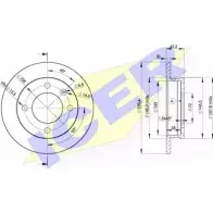 Тормозной диск ICER TI5BDR 1510294 78BD1991-2 MXD HL