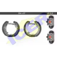Тормозные колодки, комплект ICER O2IN1Y HXA S4 79KT0020 C Citroen Jumpy 2 (VF7) Минивэн
