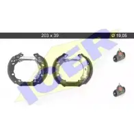 Тормозные колодки, комплект ICER IQLDY 79KT0051 C 1510955 A0U 97