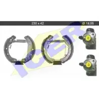 Тормозные колодки, комплект ICER Opel Astra (G) 2 Хэтчбек 1.7 DTI 16V (F08. F48) 75 л.с. 2000 – 2005 YB 2X4 79KT0084 C TT73UWB