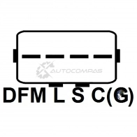 Щетки генератора с регулятором UTM RM3571A 1440712964 587G 6K3 - Изображение 3