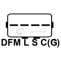 Щетки генератора с регулятором UTM L4SN W RM3341A 1440713806 - Изображение 3