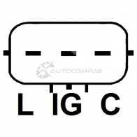 Щетки генератора с регулятором UTM VL G8V RN5159A 1440713771 - Изображение 3