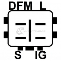 Щетки генератора с регулятором UTM RB0236A PF LT6M5 1440712768 - Изображение 3